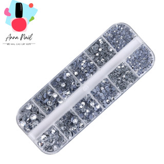 Đá đính móng nail, sét đá chân lưới yhb mix size 12 ô 1440v trang trí móng siêu đẹp