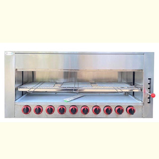 Lò nướng Salamander 10 họng [bếp nướng không khói 10 họng]