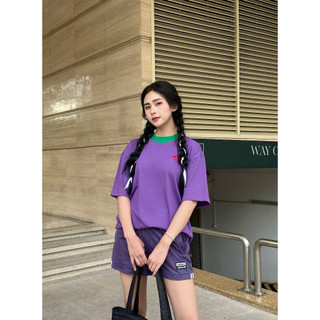 (HÀNG XUẤT XỊN) Áo das tím 3 sọc 3136 DAS TEE  Made in CAM/BO/DIA full tag-code