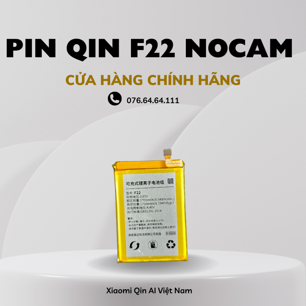Pin chính hãng Xiaomi Qin Ai Life F21 pro F22 nocam F22 Pro - thay thế đơn giản - dung lượng cao