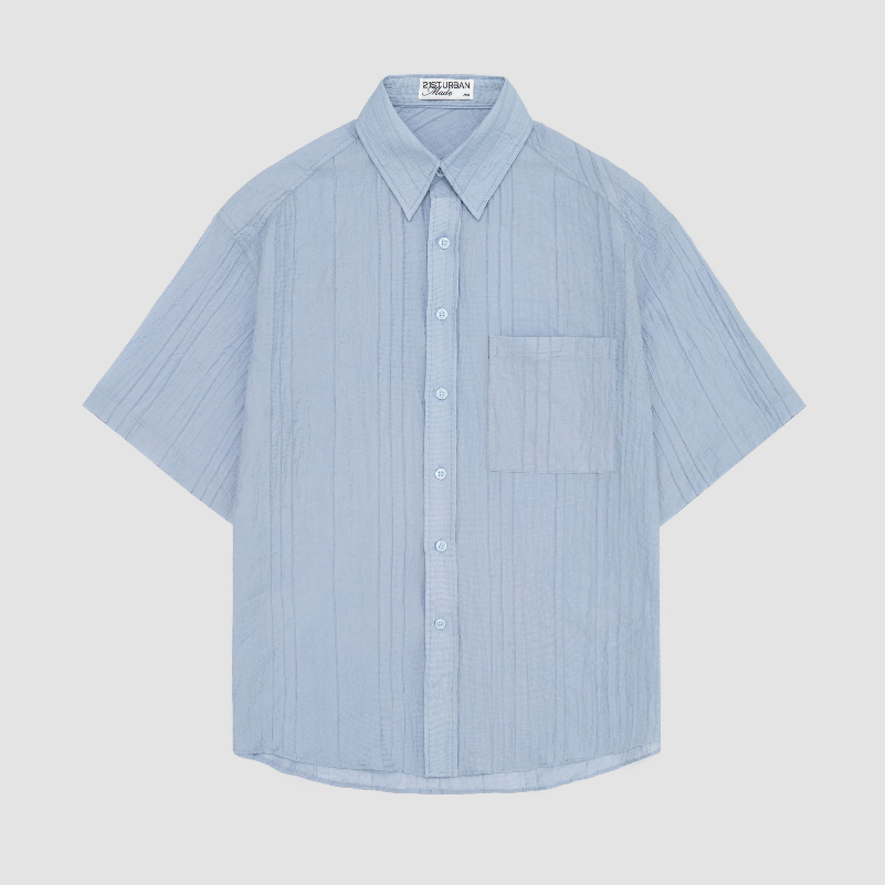 Áo sơ mi form boxy 4 màu 21ST URBAN Reuters Shirt