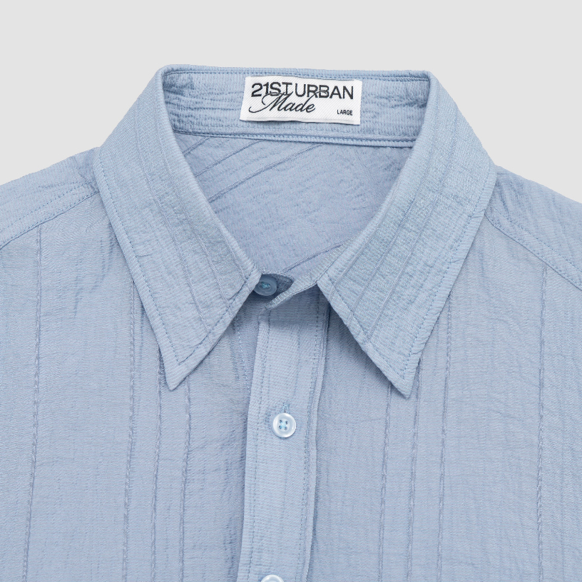 Áo sơ mi form boxy 4 màu 21ST URBAN Reuters Shirt