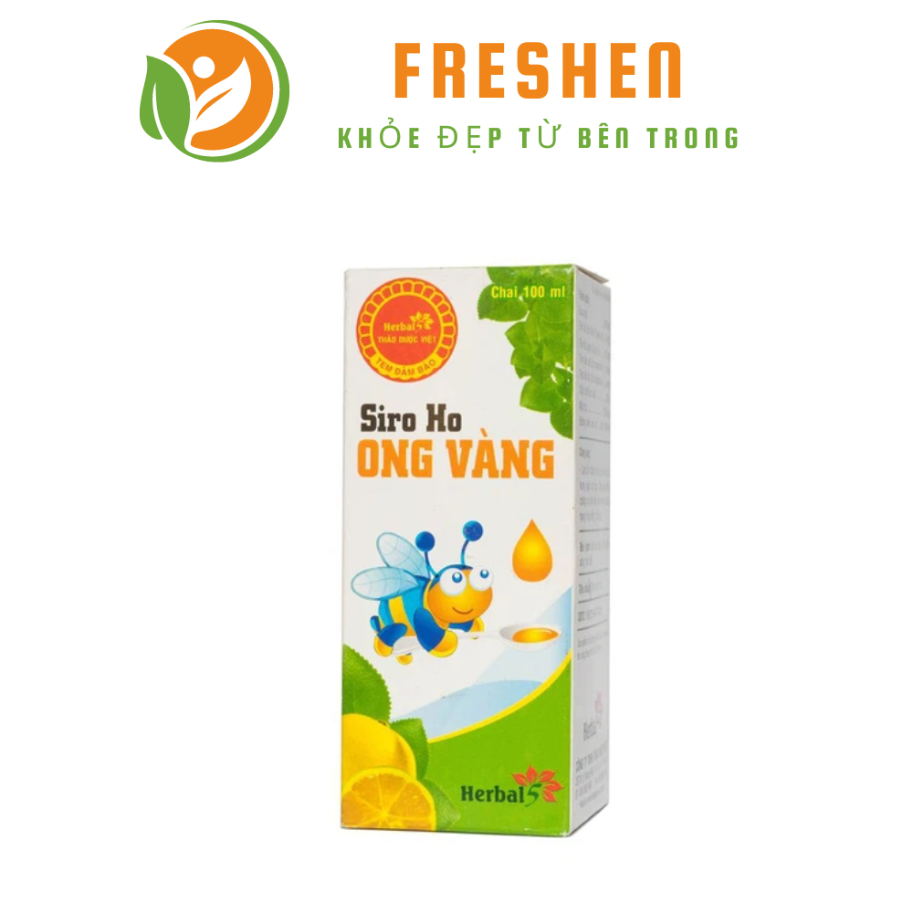 Siro ho Ong Vàng (Chai 100ml)