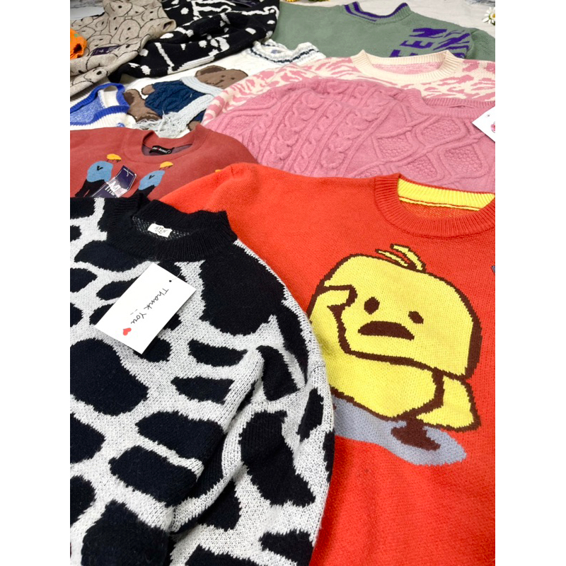 ÁO LEN Nam Nữ UNISEX 2hand