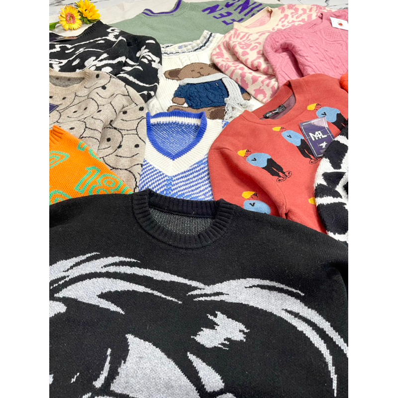 ÁO LEN Nam Nữ UNISEX 2hand