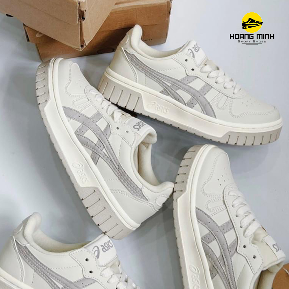 Thể Thao Asics.Court MZ với 2 màu Kem Đen Và Kem Xám Hàng Cao Cấp Hot Trend 2023