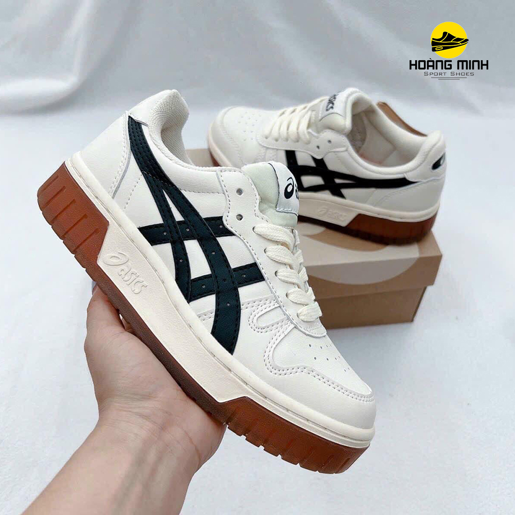 Thể Thao Asics.Court MZ với 2 màu Kem Đen Và Kem Xám Hàng Cao Cấp Hot Trend 2023
