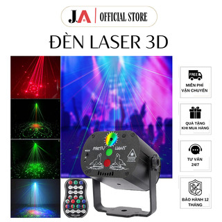 Đèn chiếu laser 3d nháy theo nhạc, sử dụng cho party, sân khấu, vũ trường, karaoke, đèn phòng bay