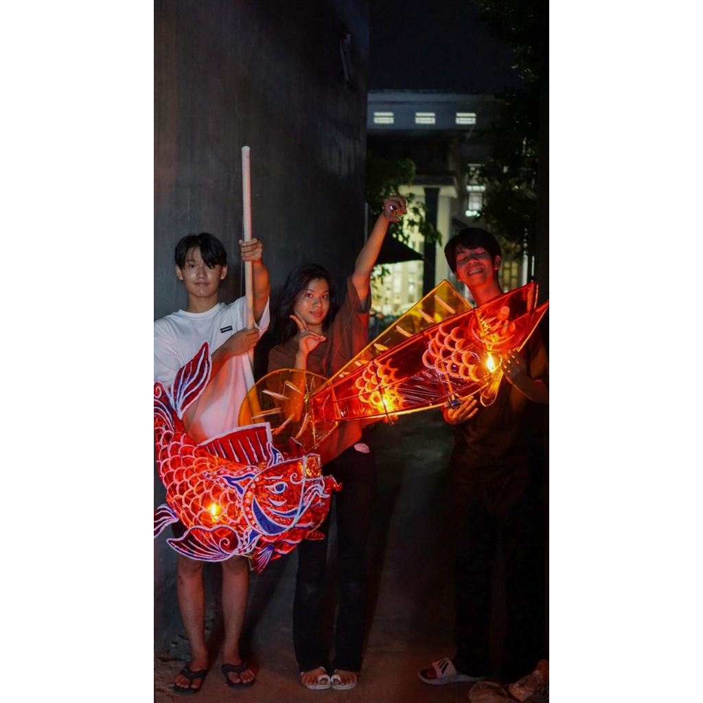 Lồng đèn cá chép 70cm tết trung thu