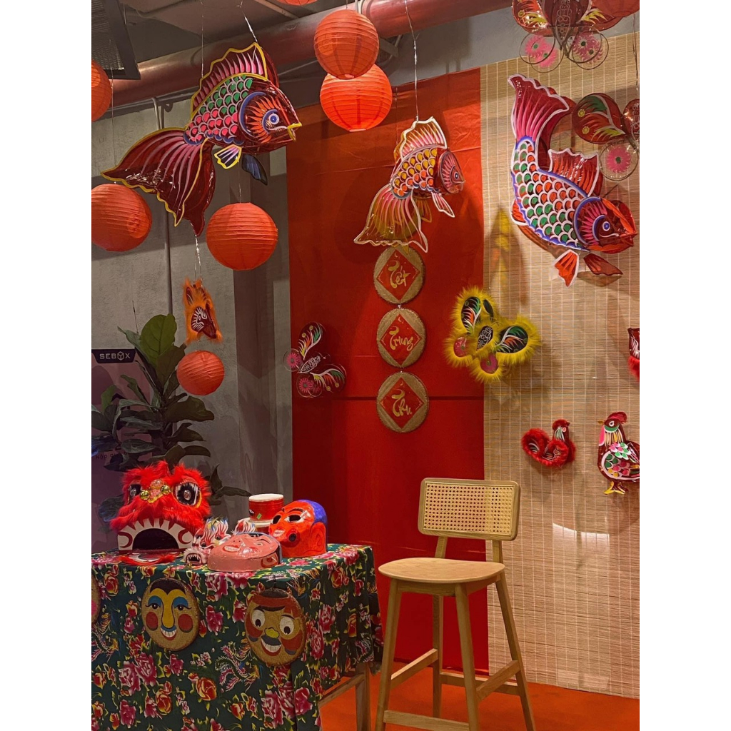 Lồng đèn cá chép 70cm tết trung thu