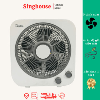 Quạt hộp, quạt điện media kyt30-15ma , kyt30-21ma, 4 tốc độ gió tuỳ chỉnh- chính hãng-bảo hành 12 tháng-singhouse
