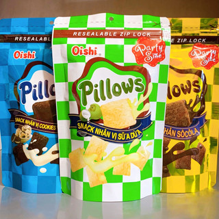 1 thùng 20 gói snack bánh Pillows Oishi ngon ngon đủ vị, ăn vặt LingLing