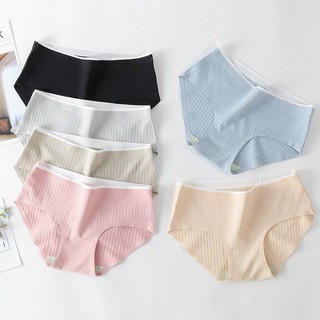Sét 5 Quần Lót Nữ Cotton Xuất Nhật không đường may mềm mại Quần lót mặc áo dài học sinh cấp 2 cấp 3