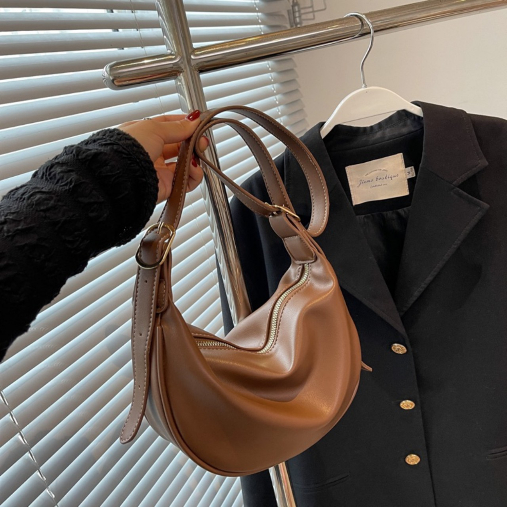 Túi  kẹp nách túi xách nữ đeo chéo da trơn mềm đẹp mihachi  -  TDC265