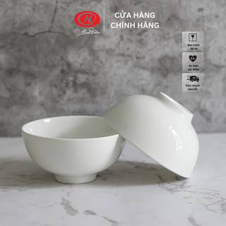 Bát cơm sứ minh châu trắng trơn 11cm - c06