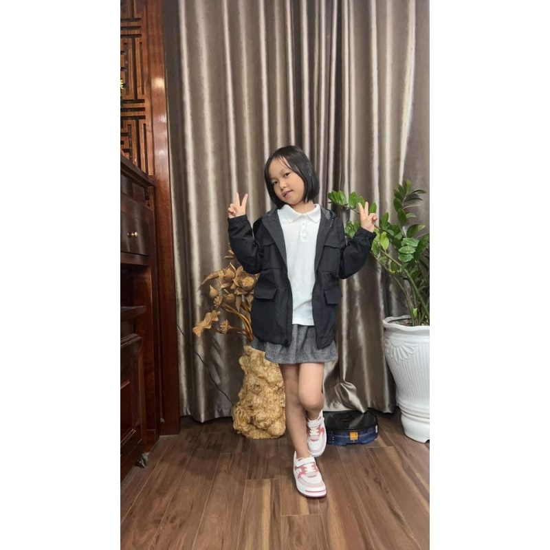 Áo khoác gió lót nỉ mềm oldnavy