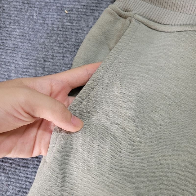 Quần jogger da cá unisex hàng thương hiệu hủy tag