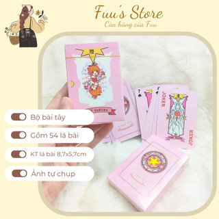 (Đọc kĩ mô tả) Bộ bài tây Sakura Thủ Lĩnh Thẻ Bài (Cardcaptor Sakura) mẫu 1