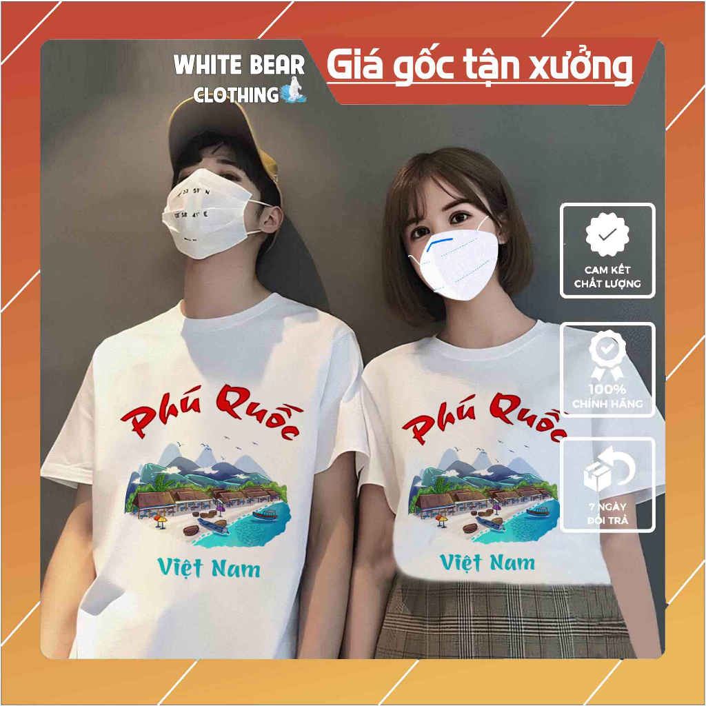Áo thun Phú Quốc WHITE BEAR CLOTHING