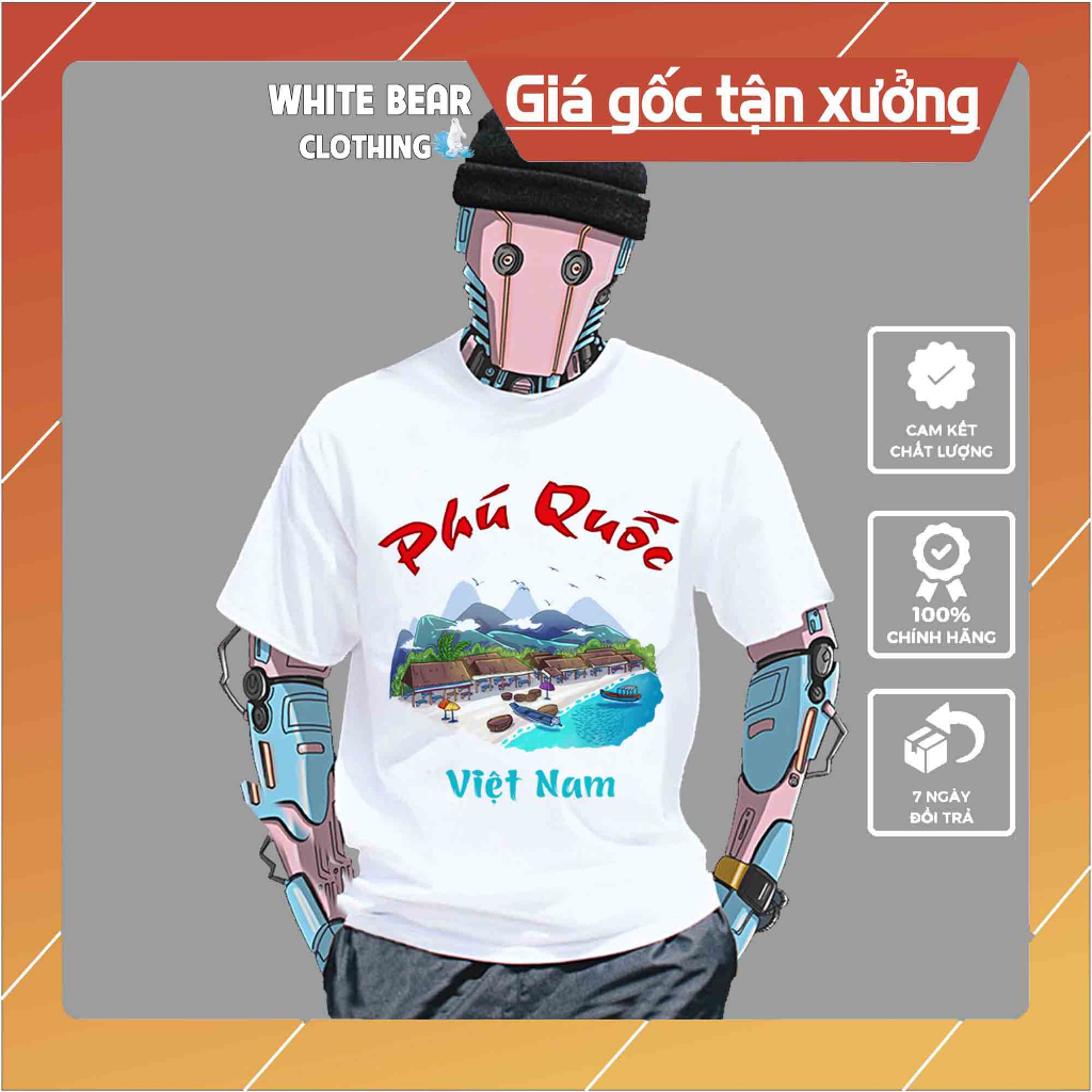 Áo thun Phú Quốc WHITE BEAR CLOTHING