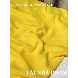 VẢI LỤA MANGO MÀU-KHỔ 1.5M-VẢI NHÀ PHẠM