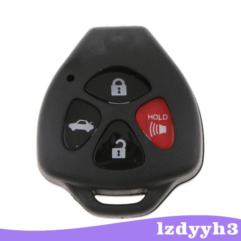 Vỏ chìa khoá xe Toyota 4 nút không có lưỡi chìa khoá