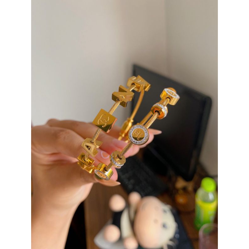 VÒNG TAY TITAN CHARM HIỆU SIZE 16CM & 17CM - TITAN CHUẨN LOẠI 1 SIÊU BỀN MÀU