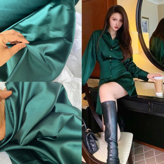 Vải lụa phi bóng mềm mịn, vải satin siêu mát bóng đẹp khổ 1m5