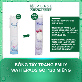 Bông tẩy trang Emily Wattepads Gói 120 miếng