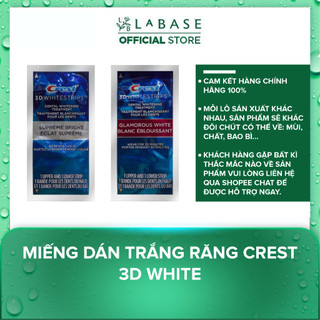 Miếng dán trắng răng Crest 3D White - Trắng răng cấp tốc