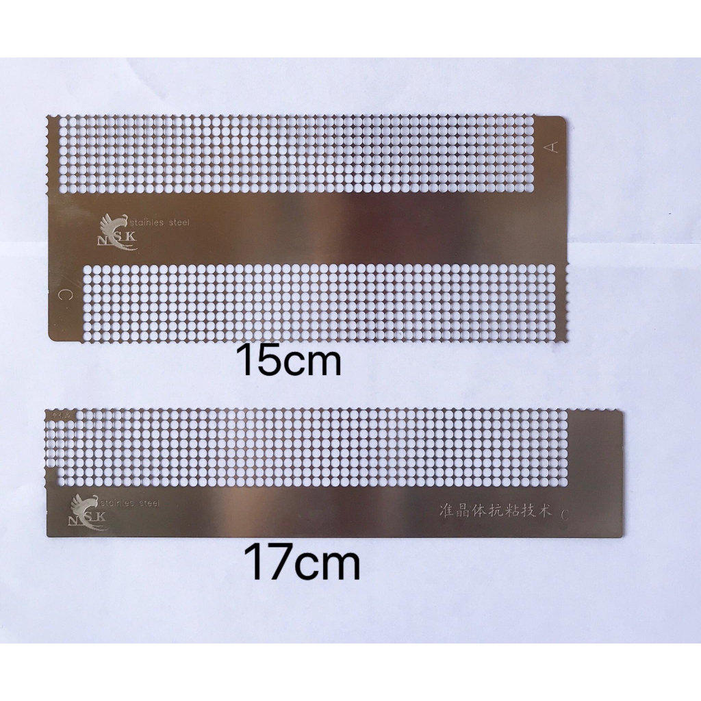 Thước làm tranh đính đá AC 2 mặt dài 15cm, 17cm - Bộ dụng cụ tranh đính đá