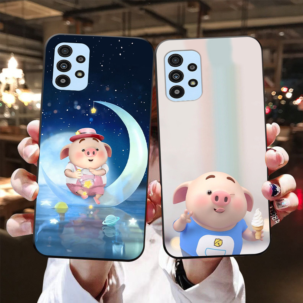 Ốp lưng Samsung a33 5G / ss a53 5G / ss a73 5G / ss a13 4G / ss a23 4G in hình chú heo dễ thương