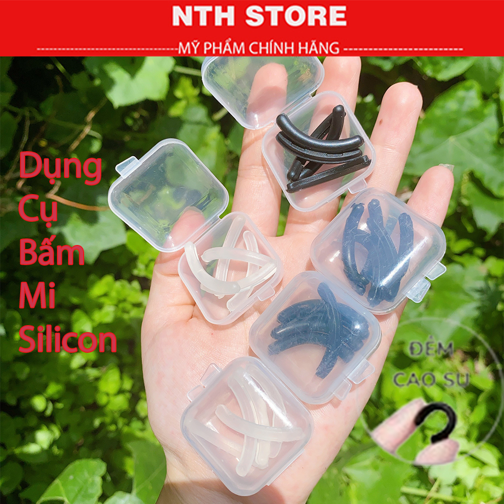 Đệm Kẹp Bấm Mi Thay Thế Bằng Silicon , Đệm Cao Su Bấm Mi Mềm Đàn Hồi Có Thể Tái Sử Dụng