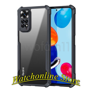 Ốp lưng chống sốc xiaomi redmi 13c note 11 4g , note 11s note 12t pro note 11t pro lưng trong suốt viền đen
