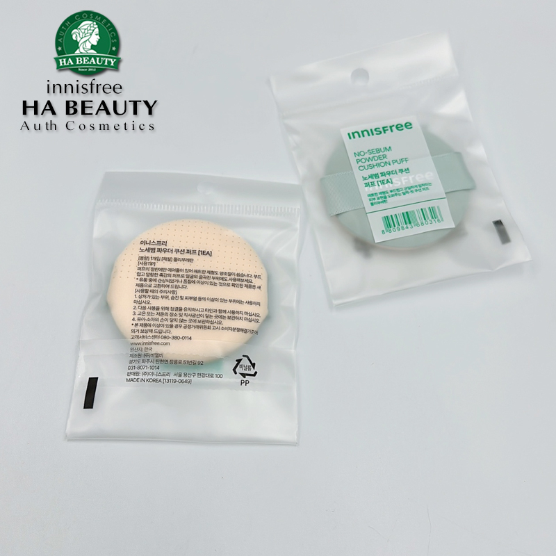 Mút tán phấn nước Kiếm soát nhờn innisfree No Sebum Powder Cushion Puff 1ea