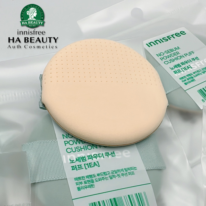 Mút tán phấn nước Kiếm soát nhờn innisfree No Sebum Powder Cushion Puff 1ea