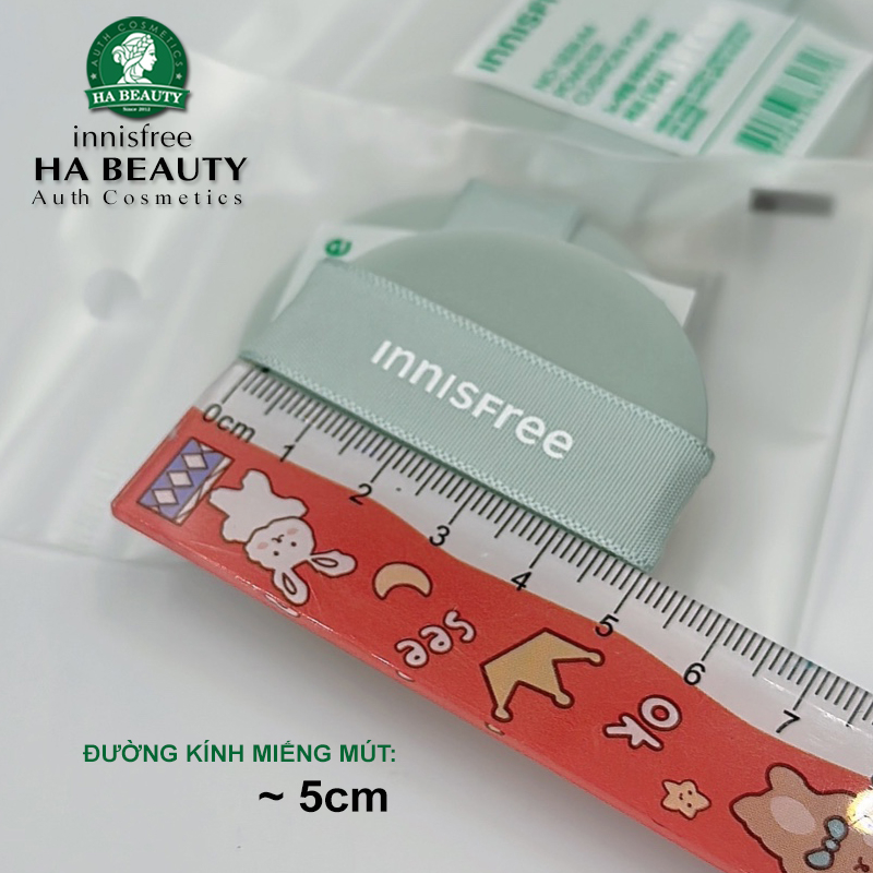 Mút tán phấn nước Kiếm soát nhờn innisfree No Sebum Powder Cushion Puff 1ea