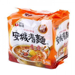 (Lốc 5 gói) Mỳ Trứng Anseongtang Hàn Quốc Gói 120G Nongshim - 안성당면