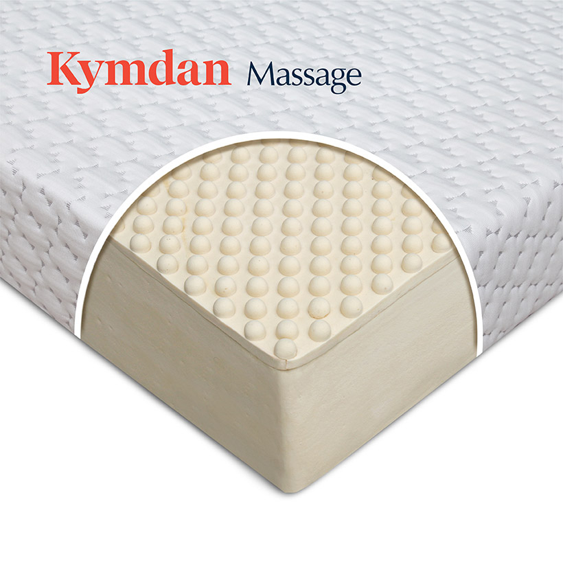 Nệm cao su thiên nhiên Kymdan Massage độ dày 16 / 21 cm