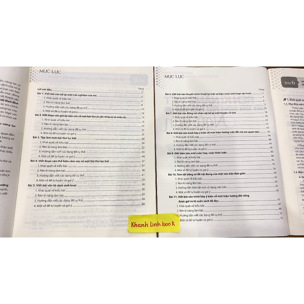 Sách - Combo Rèn kĩ năng viết theo định hướng phát triển năng lực ngữ văn 6 - tập 1 + 2