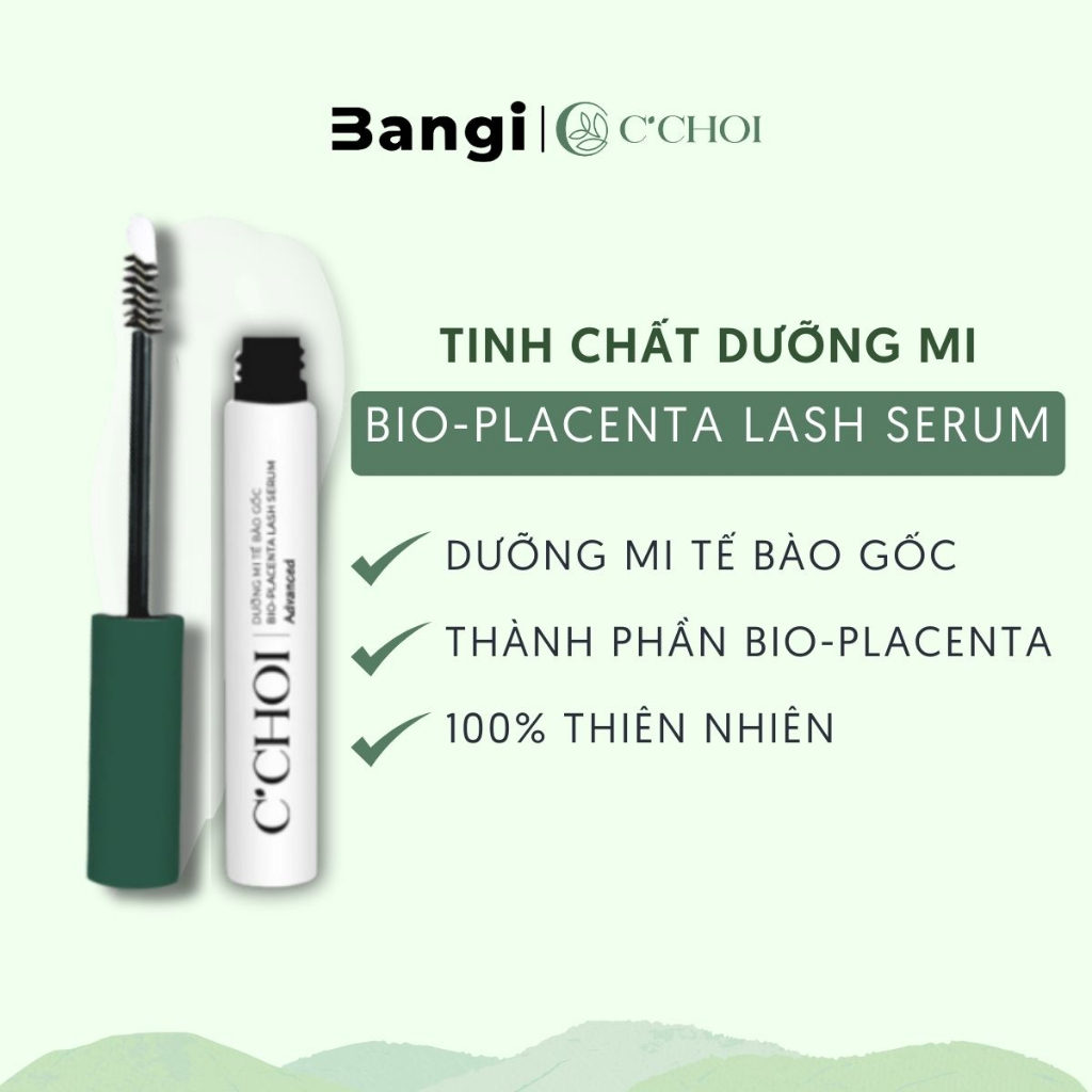 Tinh Chất Dưỡng Mi C’Choi Tế Bào Gốc Ngăn Rụng Làm Dài Mi - Bio-Placenta Lash Serum