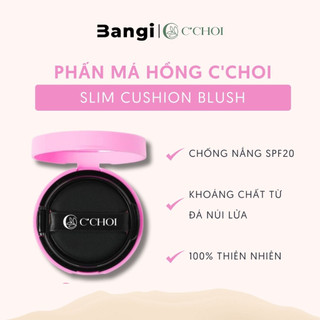 Phấn nước má hồng c’choi spf20 khoáng chất đá núi lửa tự nhiên - c'choi slim cushion blush