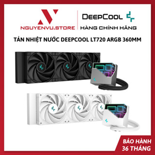 Tản Nhiệt Nước CPU AIO Deepcool LT520 ARGB 240mm / LT720 ARGB 360mm Black/White - Hàng chính hãng