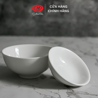 Bát chấm sứ Minh Châu HC trắng trơn 9cm - C03