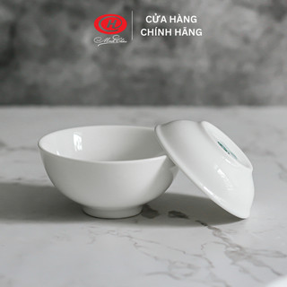 Đĩa chấm sứ Minh Châu HC trắng trơn