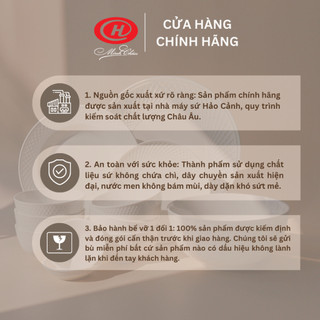 Đĩa chấm sứ Minh Châu HC trắng trơn