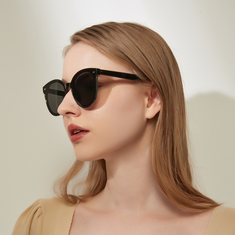 Kính Râm Oversize SANTONY Thiết Kế Mắt Tròn Chống UV400 Cao Cấp Phù Hợp Nam và Nữ STN118