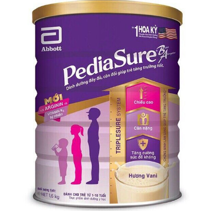 date 2024Sữa Pediasure hương vani 1.6kg