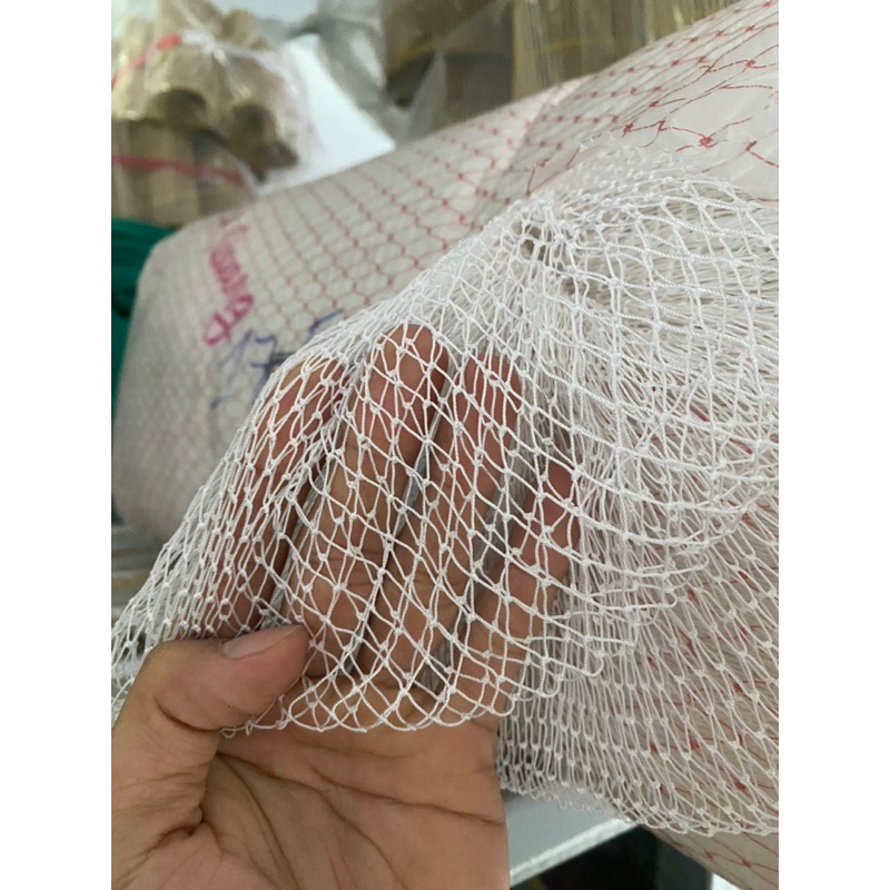 Lưới dù nhật, nilon trắng dùng bẫy rắn,chài, làm lưới vét, làm vó