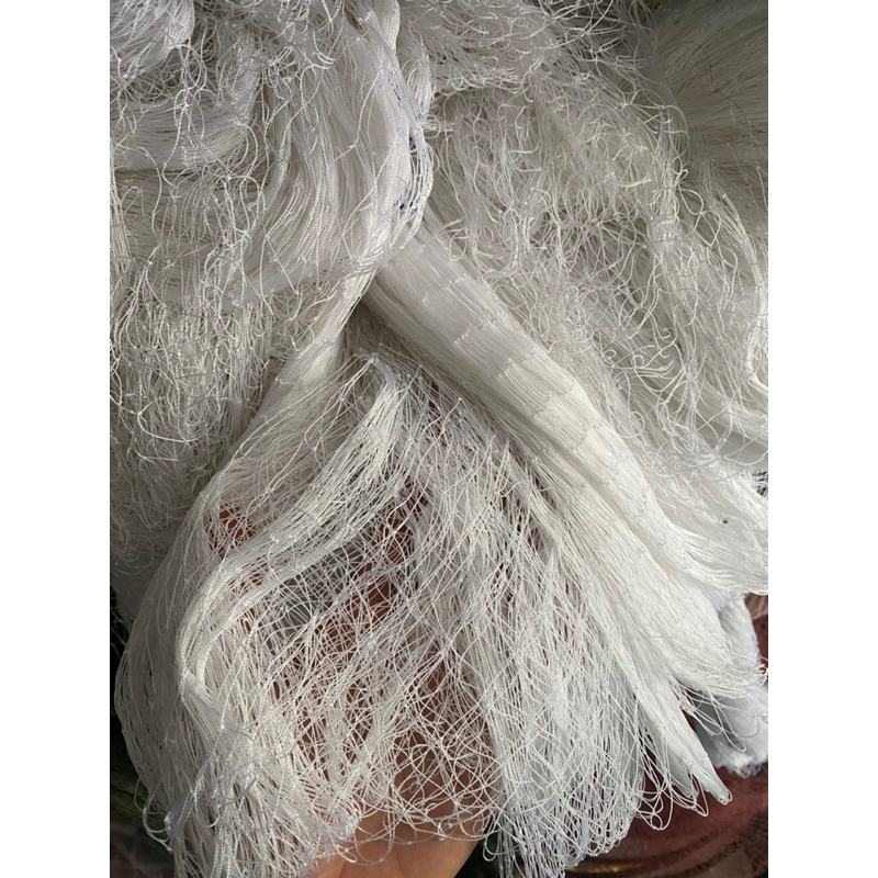Lưới dù nhật, nilon trắng dùng bẫy rắn,chài, làm lưới vét, làm vó